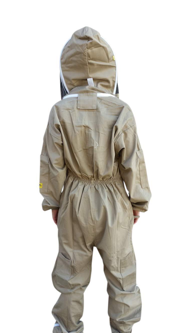 OZ ARMOUR Beekeeping Suit Khaki Heavy Duty Poly Cotton Suit Bee Costume ...